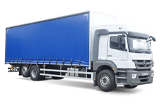 Car Hire Huntingdon - 26 Tonne Curtain Side Truck - Truck hire Huntingdon